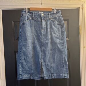 Sonoma Blue Denim Midi Skirt